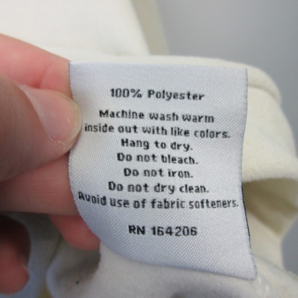 Dudley Stephens Sweatshirt Fleece Pullover Women M Ivory Tuckernuck Lounge 242 - Picture 2 of 11